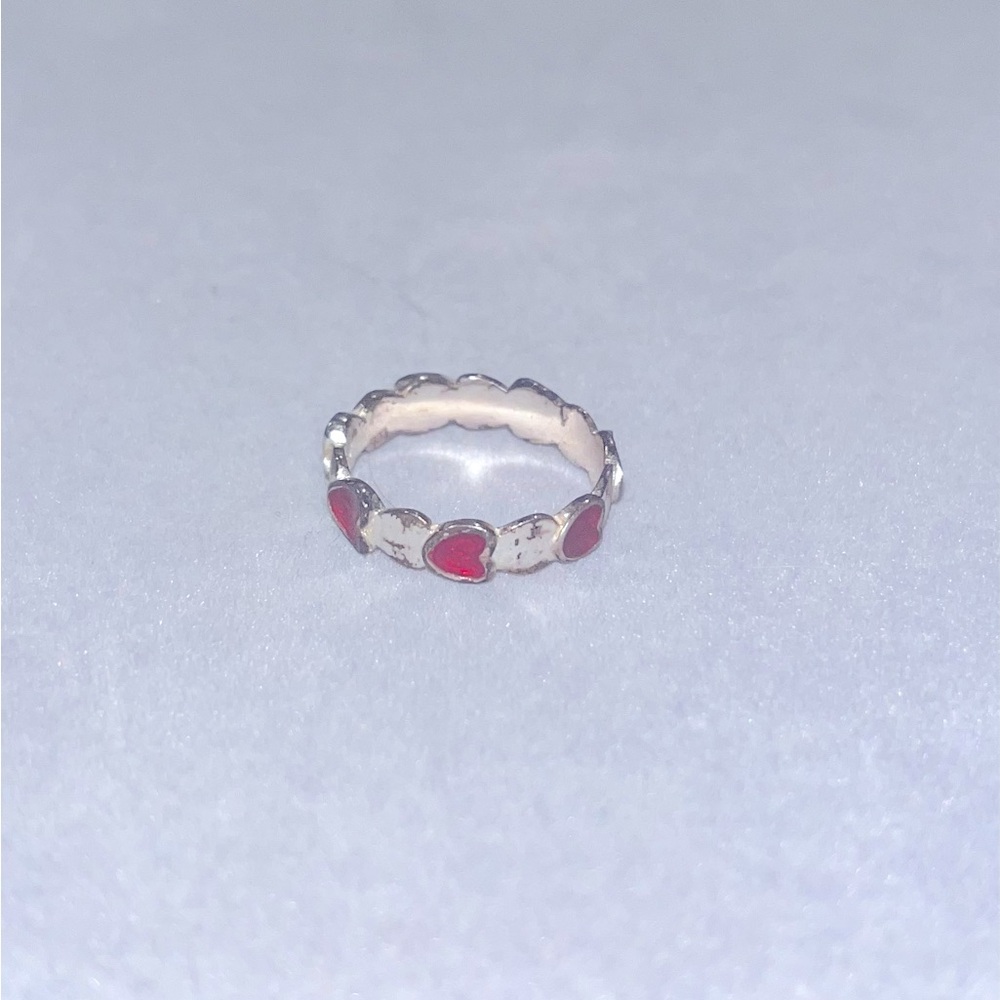 Sterling silver heart ring